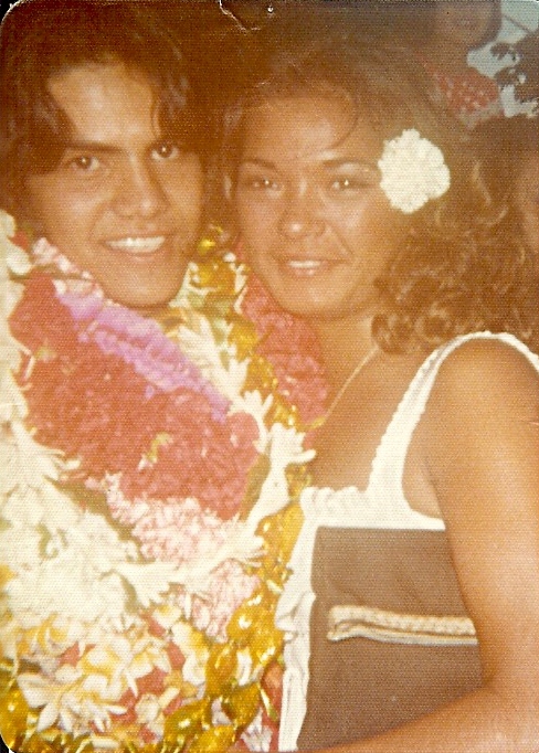 Kaipo's Graduation 1977 ~ Kaimuki High School ~ Waikiki Shell ~ With The Love Of His Life ~ Patty